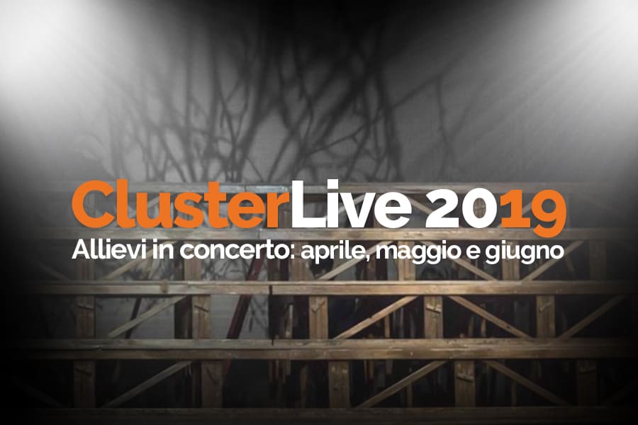 Locandina rassegna ClusterLive 2019