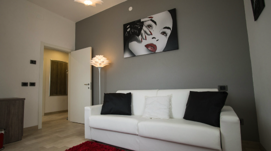 Divano stanza Hotel Parco Palagano