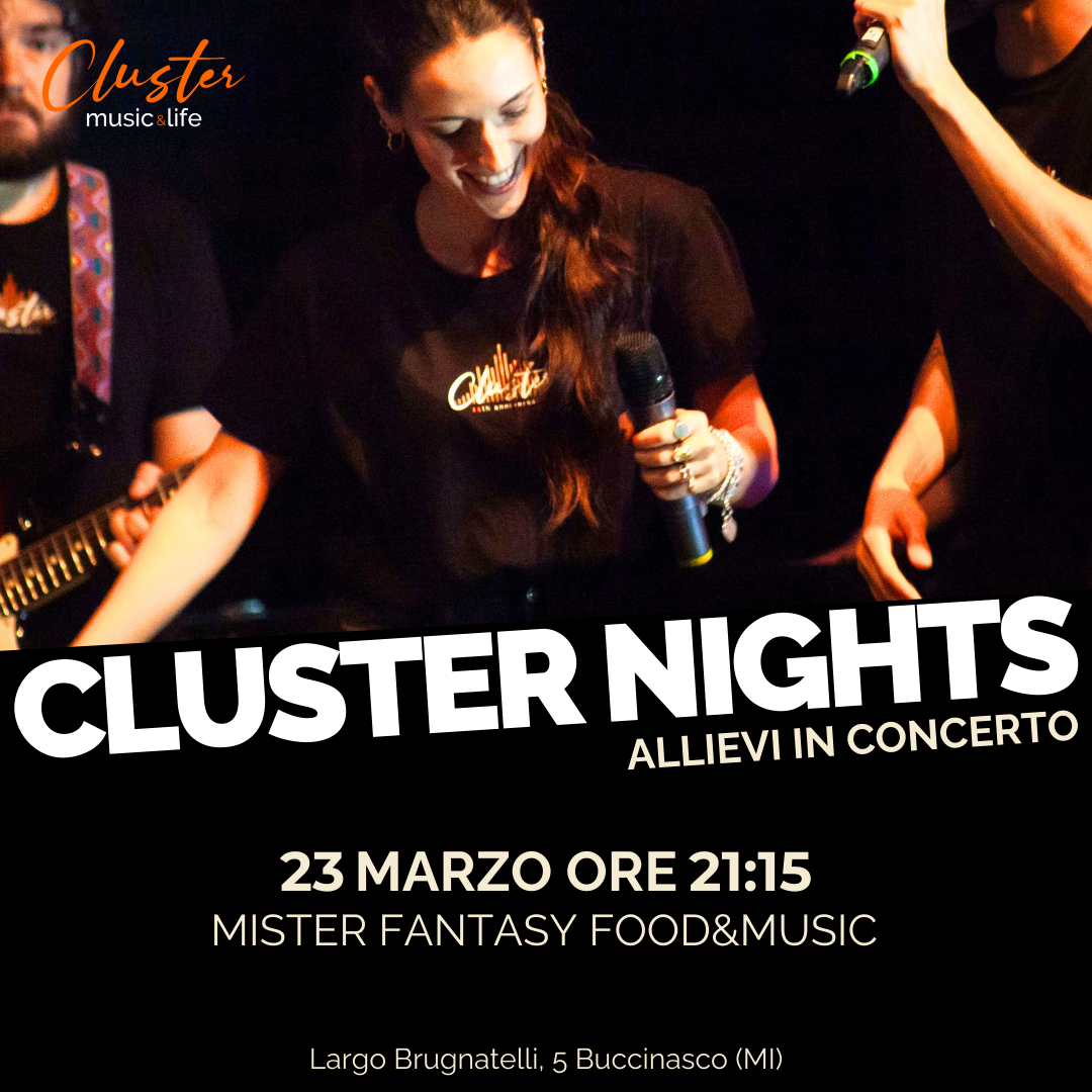 Locandina ClusterNights 2025 23 marzo