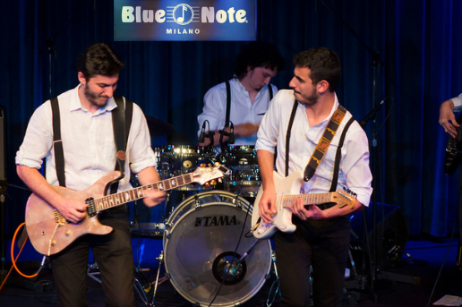 Studenti Cluster di chitarra in concerto al Blue Note a Milano
